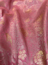 Hot Pink Meenakari Banarasi Katan Silk Saree