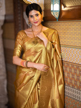 Golden Special Kanchipuram Tissue Silk Saree