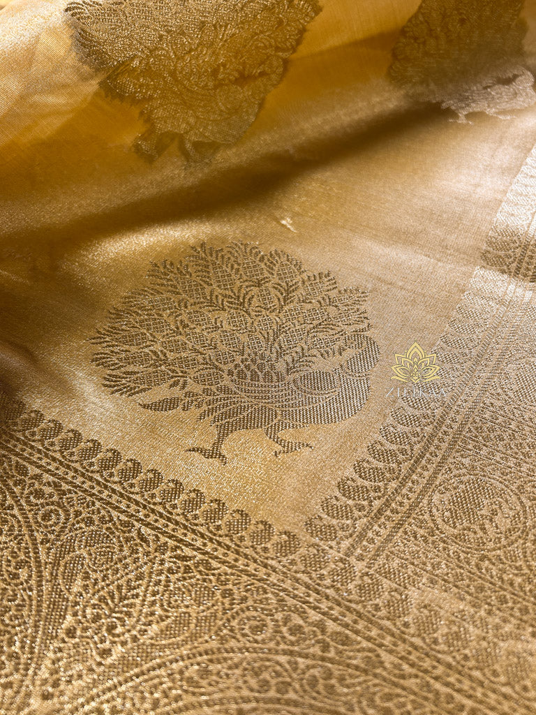 Golden Special Kanchipuram Tissue Silk Saree