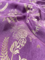 Royal Lavender Banarasi Uppada Silk Saree