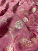 Orchid Pink Banarasi Uppada Silk Saree