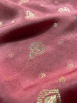 Orchid Pink Banarasi Uppada Silk Saree