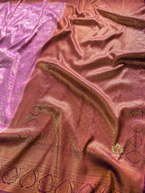 Lilac Purple Kanchipuram silk saree