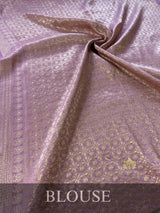 Lavender Purple Banarasi Uppada Silk Saree