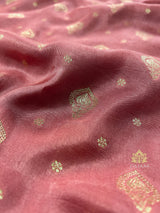 Orchid Pink Banarasi Uppada Silk Saree