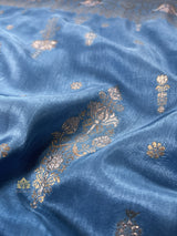 Hand-Dyed Double Shade Banarasi Uppada Silk saree