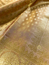 Vintage Gold Kanchipuram Tissue Silk Saree